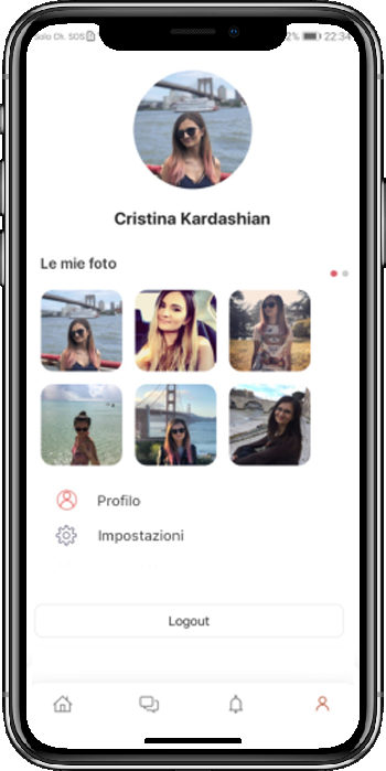 App screen